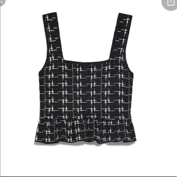 Zara Black Sweater tank - Picture 2 of 3